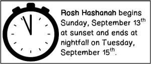 Rosh Hashanah 2015 begins